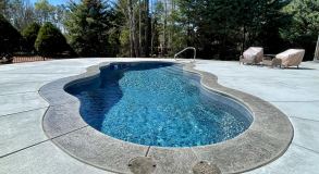 Freeform Fiberglass Pool